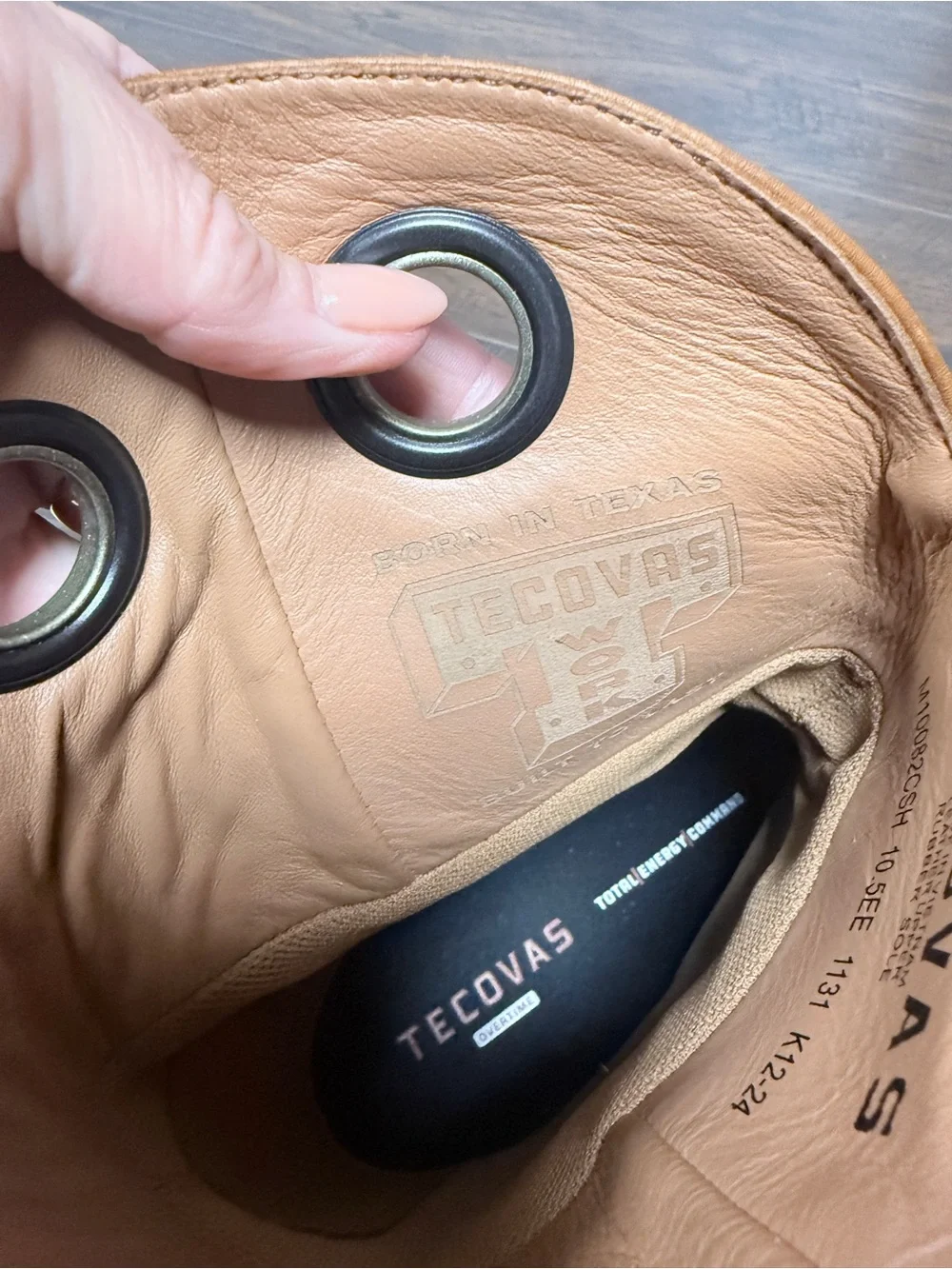 Tecovas LongHaul Waterproof Roper Composite Toe Work Boot 10.5 EE WIDE